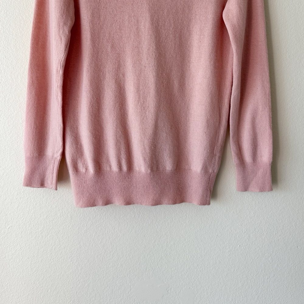 J Crew With Cashmere Wool Blend Pink Button Down Cardigan - Picture 8 of 10